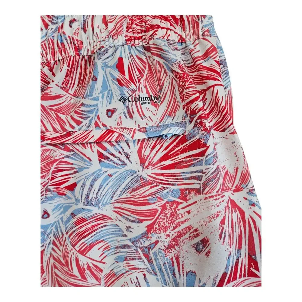 COLUMBIA PFG Men XXL 2XL Shorts Quick Dry Drawstring Fishing Resort Vacation 4